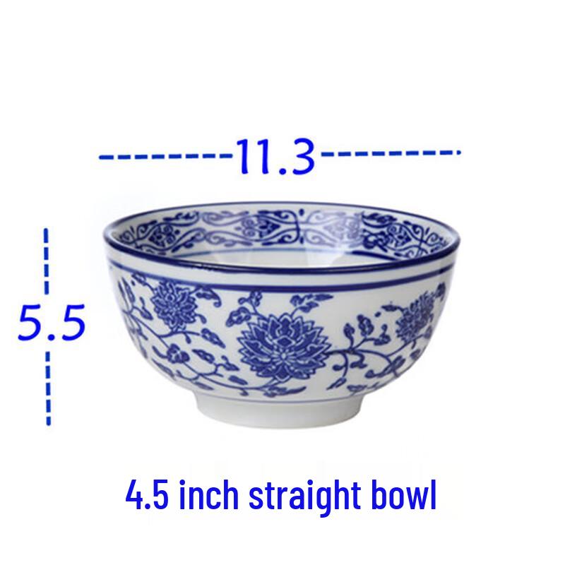 Китайская керамическая миска для риса и супа Цзиндэчжэнь