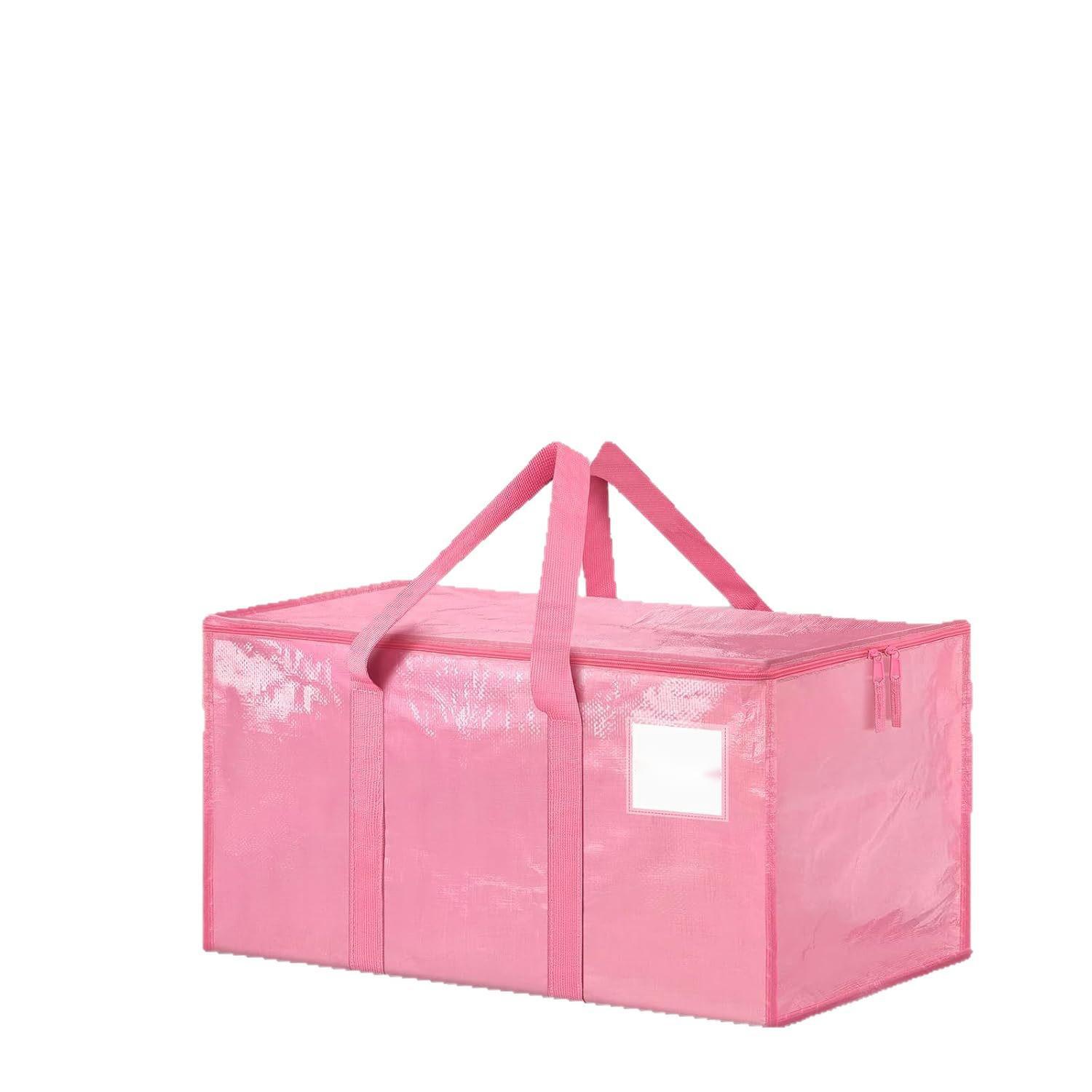 

In-Stock PE Foldable Large Capacity Storage Bags for Clothing and Quilts 69 x 35 x 69 cm темно-синього кольору
