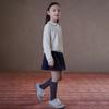 Hacikis Kids' Korean Style Long Sleeve Knit Polo T-Shirt