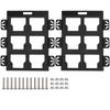 Mounting Plates, 2PCS Metal Half Plates for Packout Tool Storage and Organization System, 50 Lbs
