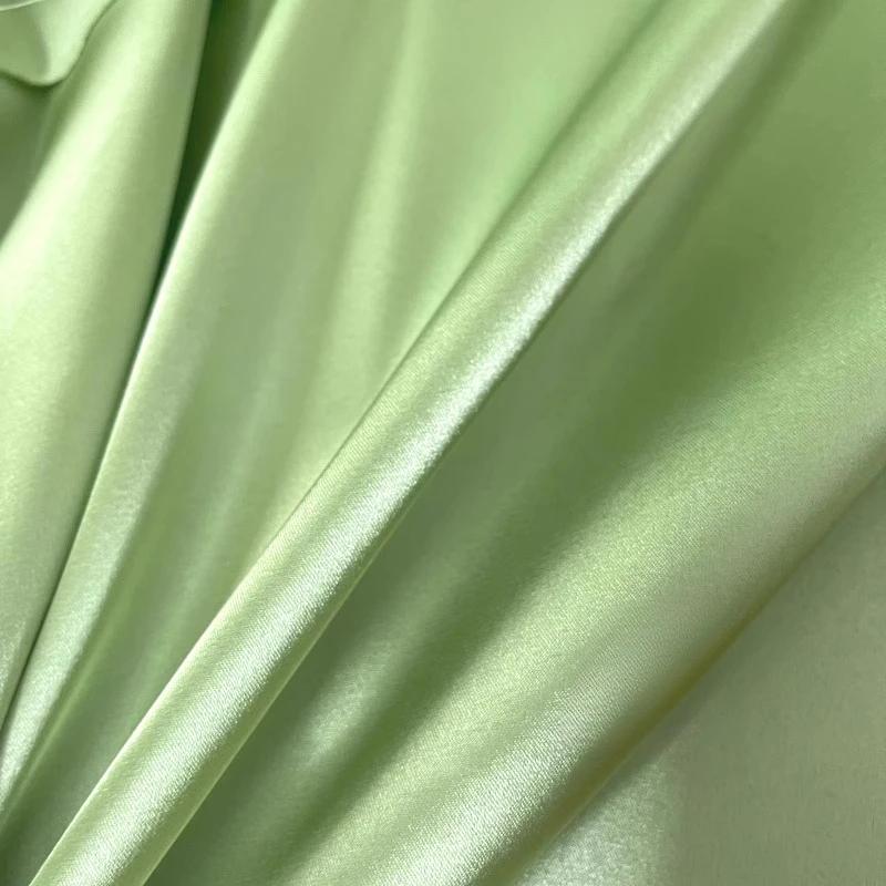100x150cm Solid-color Satin Export Sandine Soft Impermeable Clothing Fabric DIY Colored Light Pajamas Evening Wear Flowing