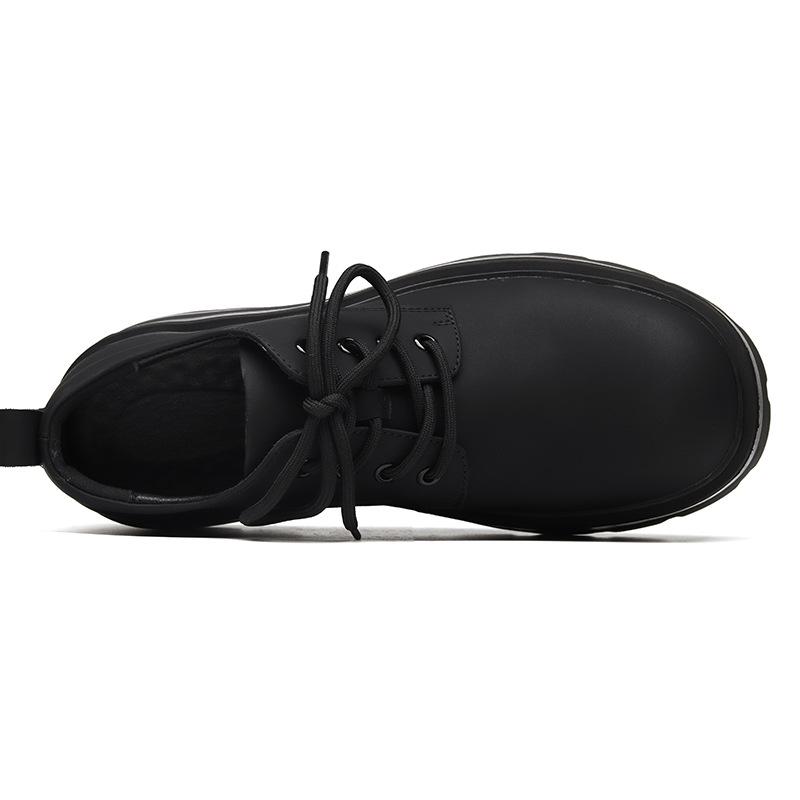 

Зима 2023 Мужские кожаные туфли дерби на толстой подошве - Британский Гонконгский стиль, Нишевый тренд, Высокий класс 6113-R 43