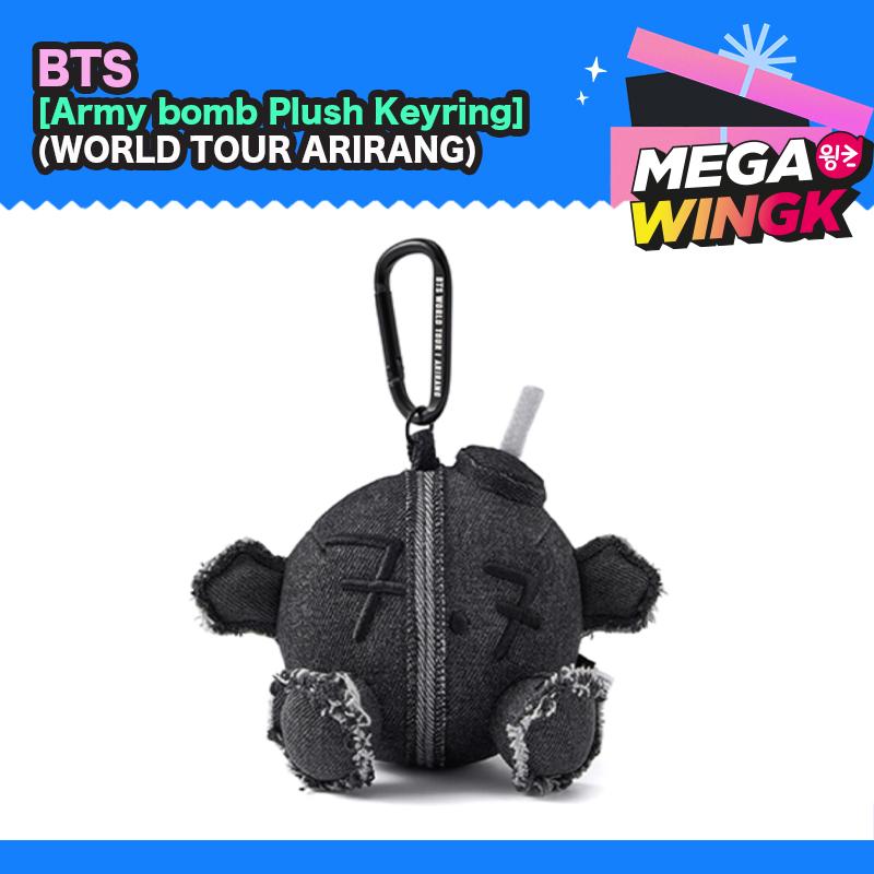 Плюшевый брелок BTS Army Bomb – Официальный милый брелок-кукла со световым мечом для мирового тура