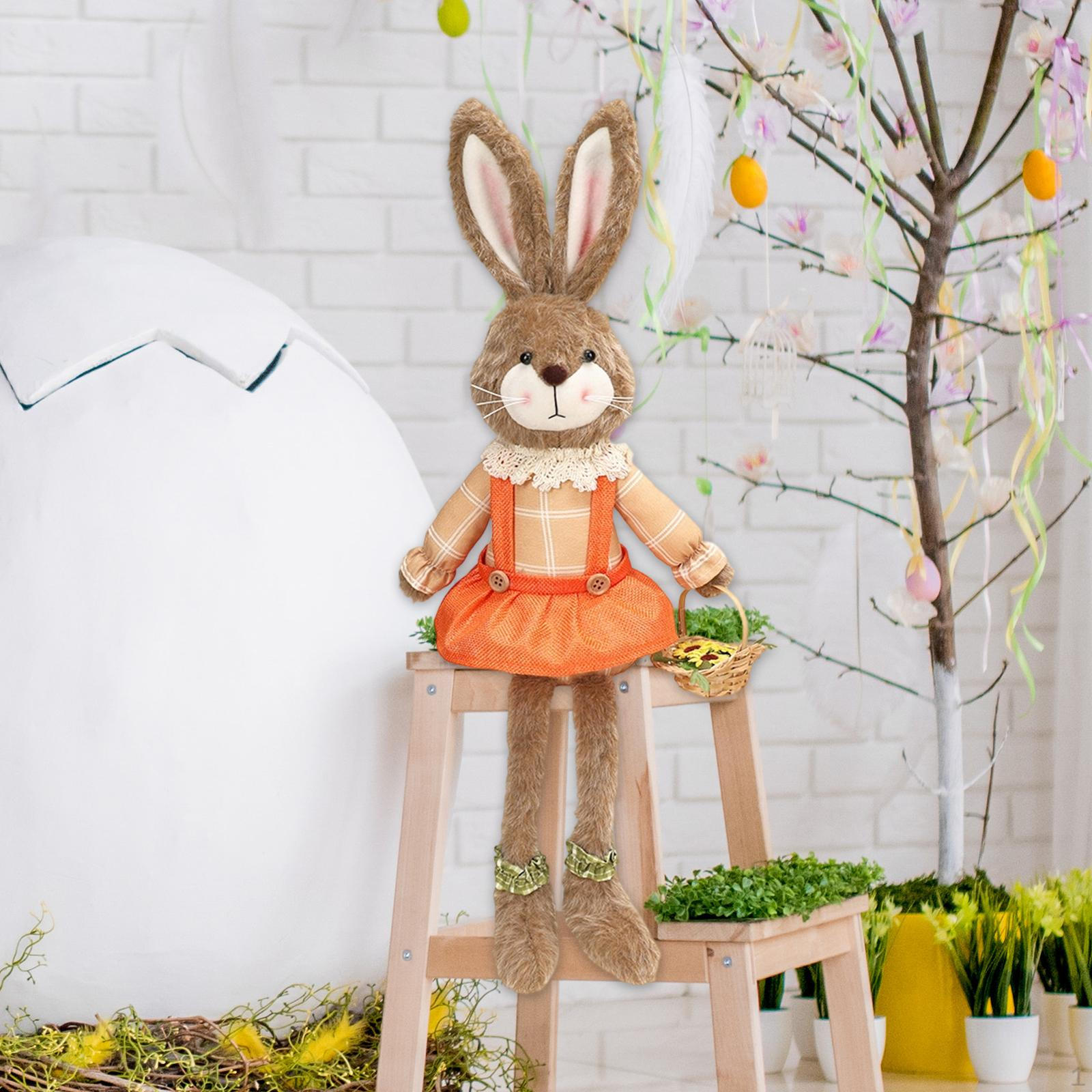 Easter Bunny, Desk Decoration for Easter. оранжевый