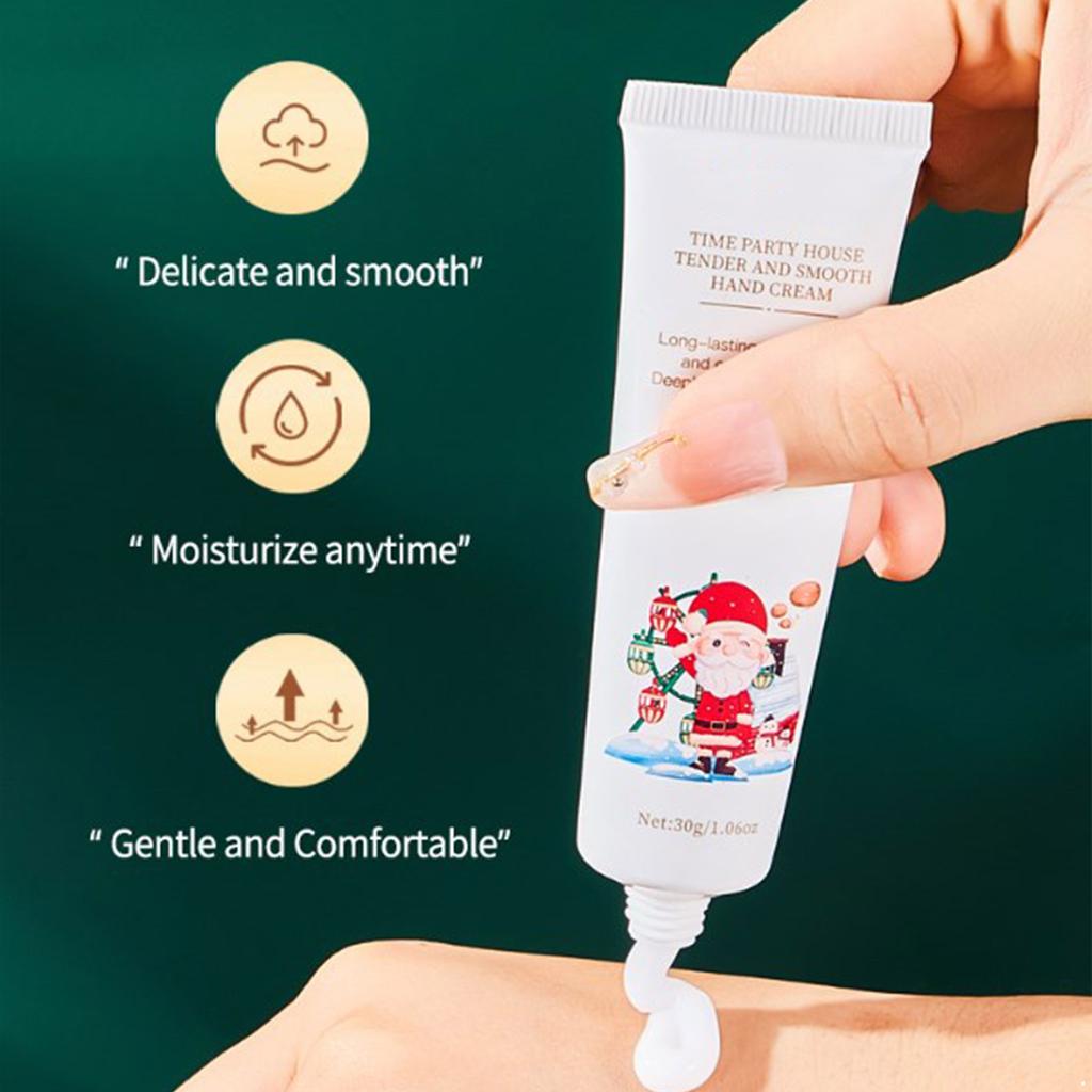Winter Hand Care Gift Set - Travel Size Moisturizing Hand Cream & Lotion for Dryness, Christmas Present