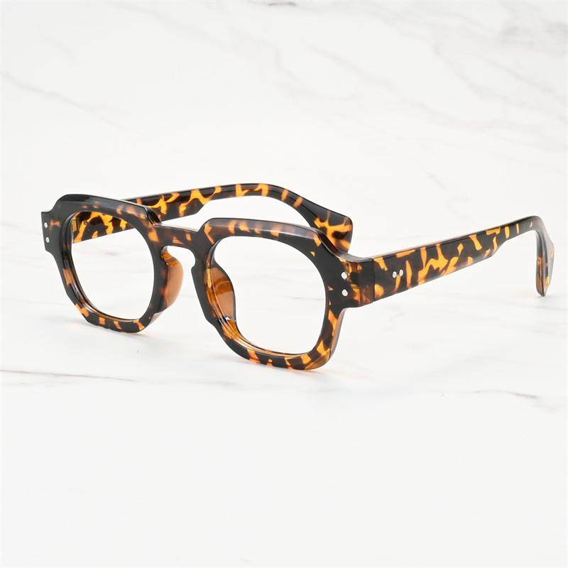 

Square Shaped Retro Timeless Rice Stud Frame Myopia Glasses Prescription Nearsight Blue Light Blocking Light PC Screen Women Near Sight Eyewear 0