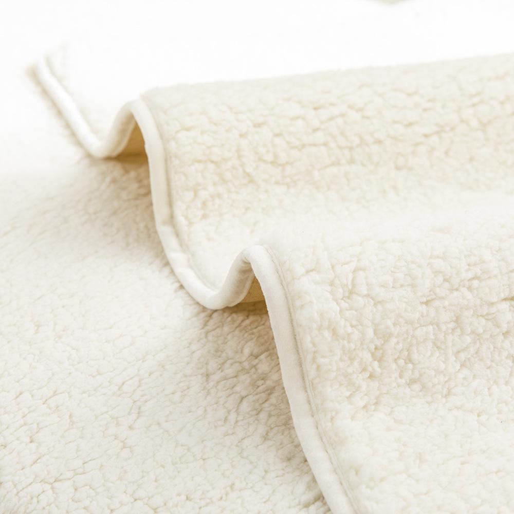 Amazon Lamb Wool Sofa Cushion Winter Thickened Cushion  New Non-Slip Living Room Cover Seat Cushion