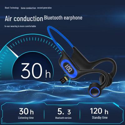 Bone Conduction Bluetooth Sports Earphones – Wireless, Non-In-Ear, Long Battery Life for Running