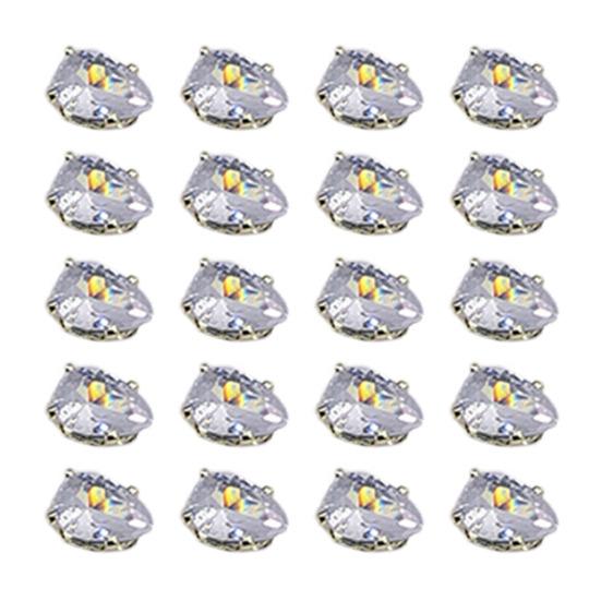 20Pcs Decorações de unhas Forma irregular Brilhante Não-Oxidação À prova de ferrugem Zinco Brilhante Nail Art Ornamento Manicure DIY