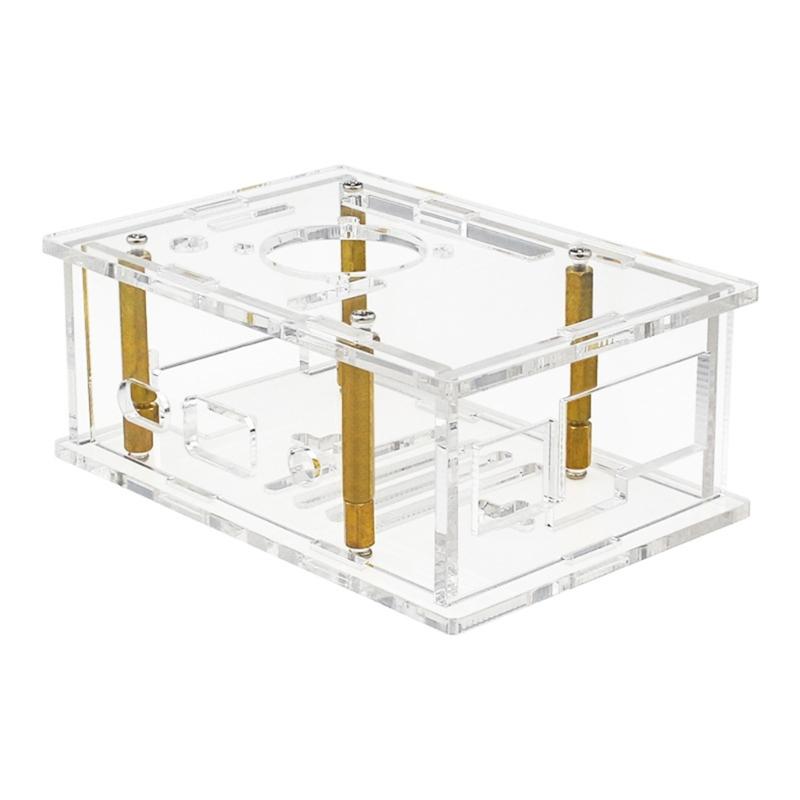 Clear Acrylic Protective Case For PI 4A Components Enhances Cooling And Visibility Durability