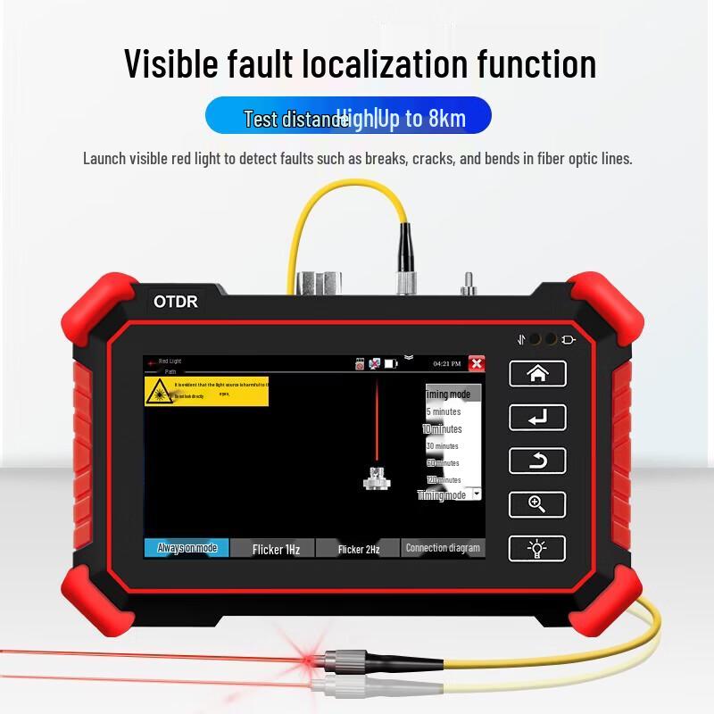 OTDR Multifunction Fiber Optic Tester CN Plug (adapter Included)