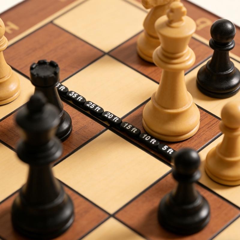 Flexible Jointed Chain Ruler With 1 Inches Grid Scale For Precise Measurement Around Corners And Obstacles In Tabletop Game