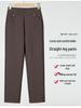 High-Waisted Winter Pants for Elderly Women - Loose, Thick, Velvet-Lined, Casual Long Style