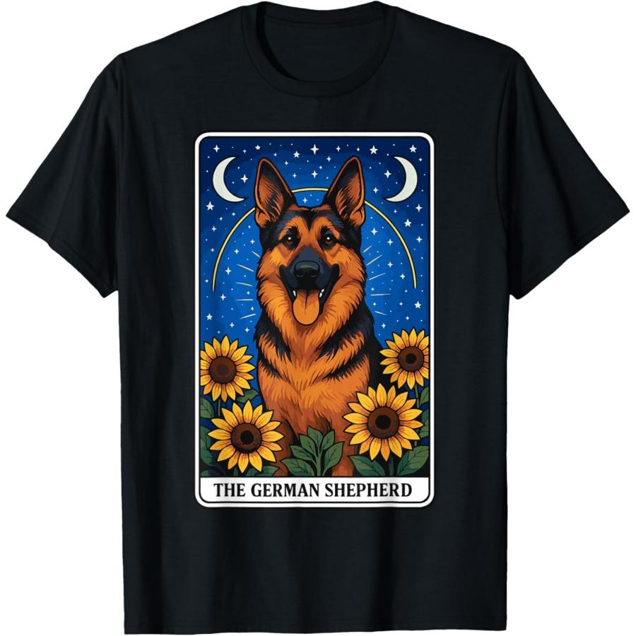 The German Shepherd Tarot Card T-Shirt S