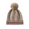 Autumn and Winter Cashmere Hat Women's Hairball Hat Children's Knitted Fashion Warm and Cold Ear Protection Hat Cold Hat Autumn and Winter