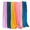 Women Pleated Viscose Cotton Muslim Wrinkle Scarves Plain Crinkle Plaid Stretchy Head Wraps Hijab Shawls