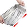 Expandable Dish Drainer Strainer Fruit Drain Rack for Kitchen