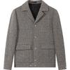 Septwolves Men's Wool Blend Notch Lapel Jacket