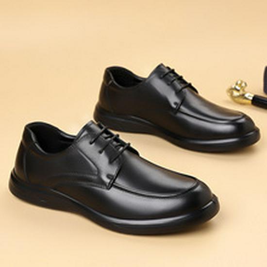 2025 Men's Casual Low-Top Leather Sneakers - Soft Sole, Trendy Cowhide, Versatile White Design