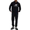 New Balance Logo Printed Drawstring Hoodie MT41501-BK