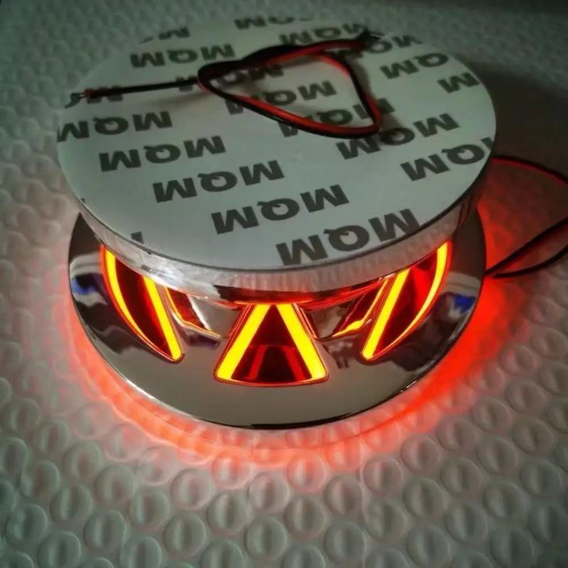 For VOLKSWAGEN VW 2026 New VW 11cm 5D Logo Light LED Rear Badge Light Front Grille For VW Bora Golf Jetta POLO MAGOTAN Passat Lo