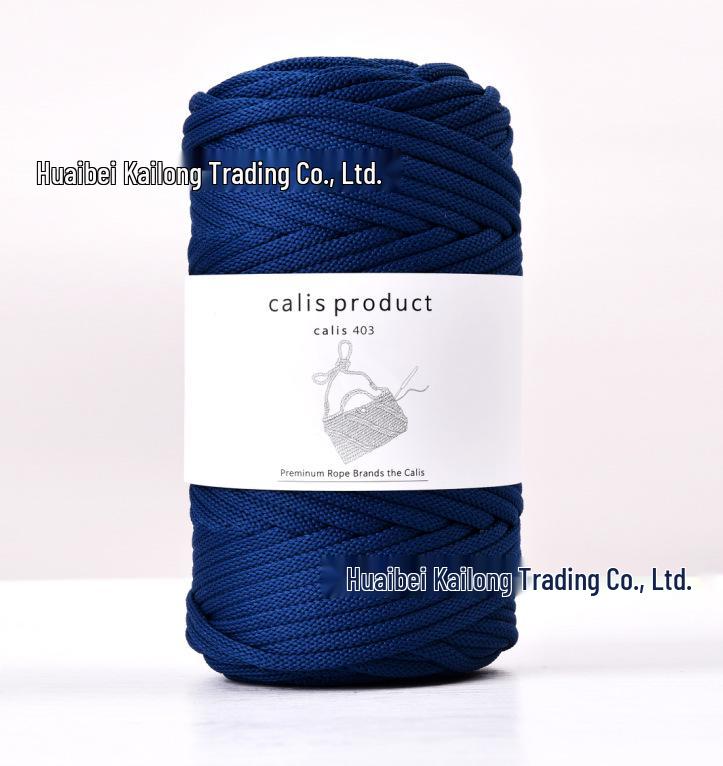 4mm Cotton-Polyester Crochet Cord for DIY Hand-Knitted Bags and Weaving