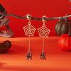 Bat Halloween Earrings Spider Pumpkin Dangle Earrings Creative Ghost Ear Studs  Gift
