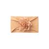New flower soft baby headscarf, cute and comfortable solid color baby fontanelle headband, children's accessories