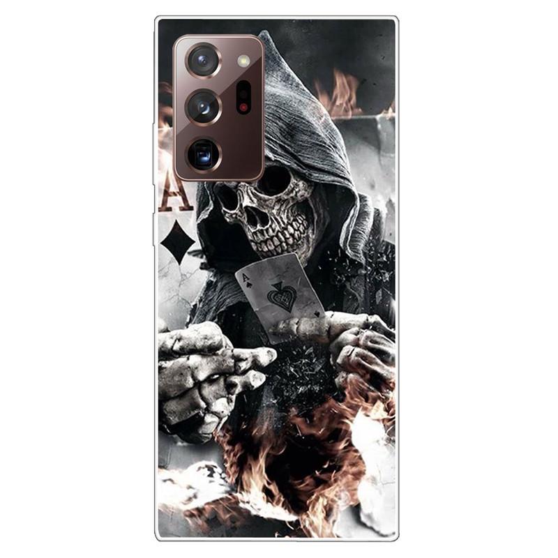 Soft Cover For Samsung Note 20 Ultra Case S20 FE TPU Print Cat Silicone Cases for Samsung Galaxy Note20 M52 5G Funda Coque Clear