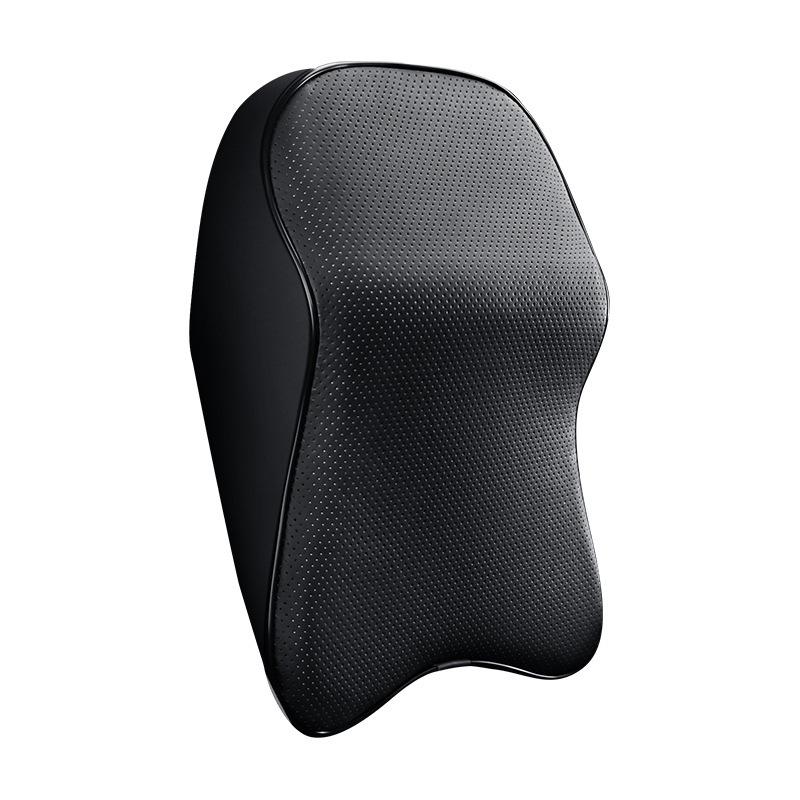 Universell Minnesskum Bil Nackstöd och Ryggstöd Kudde - Fulläder, Fyrårstiders Komfort