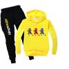 Spring Fall Kids Clothing NINJA KIDZ Toddler Hoodie Sweatshirt+pants Baby Girls Children Clothes Boy Casual Sportswear Suit+hat