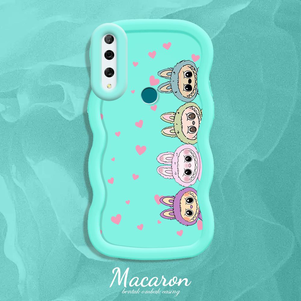

М який силіконовий чохол Macaron Phone Case з малюнком Big Wave Edge Протиударний захисний гумовий чохол для iPhone Huawei Honor Infinix Tecno Tecno Spark Go 2022 синій