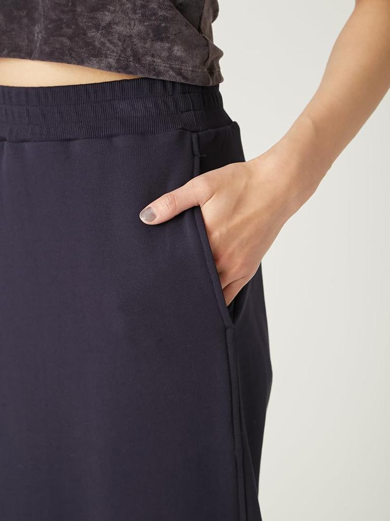 FRAY Sweat Tight Straight Skirt FWCS254271 NVY F I.D.