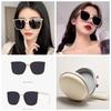 Folding sunglasses for women, new model, high-end, face-slimming, UV protection, polarized sunglasses for driving