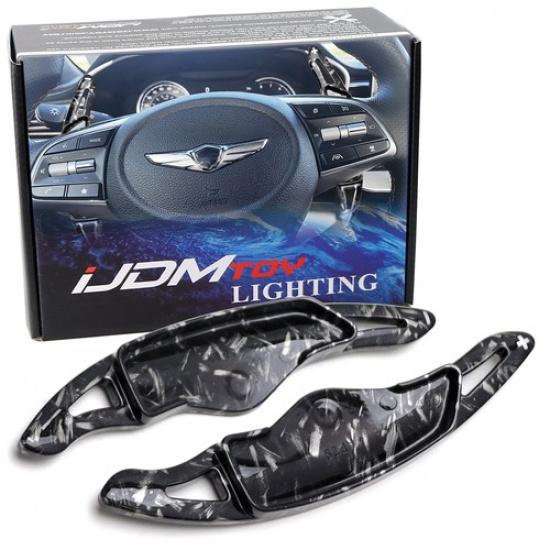 Forged  Carbon  Steering Wheel Paddle Shifters For  Genesis G70 Sonata Elantra