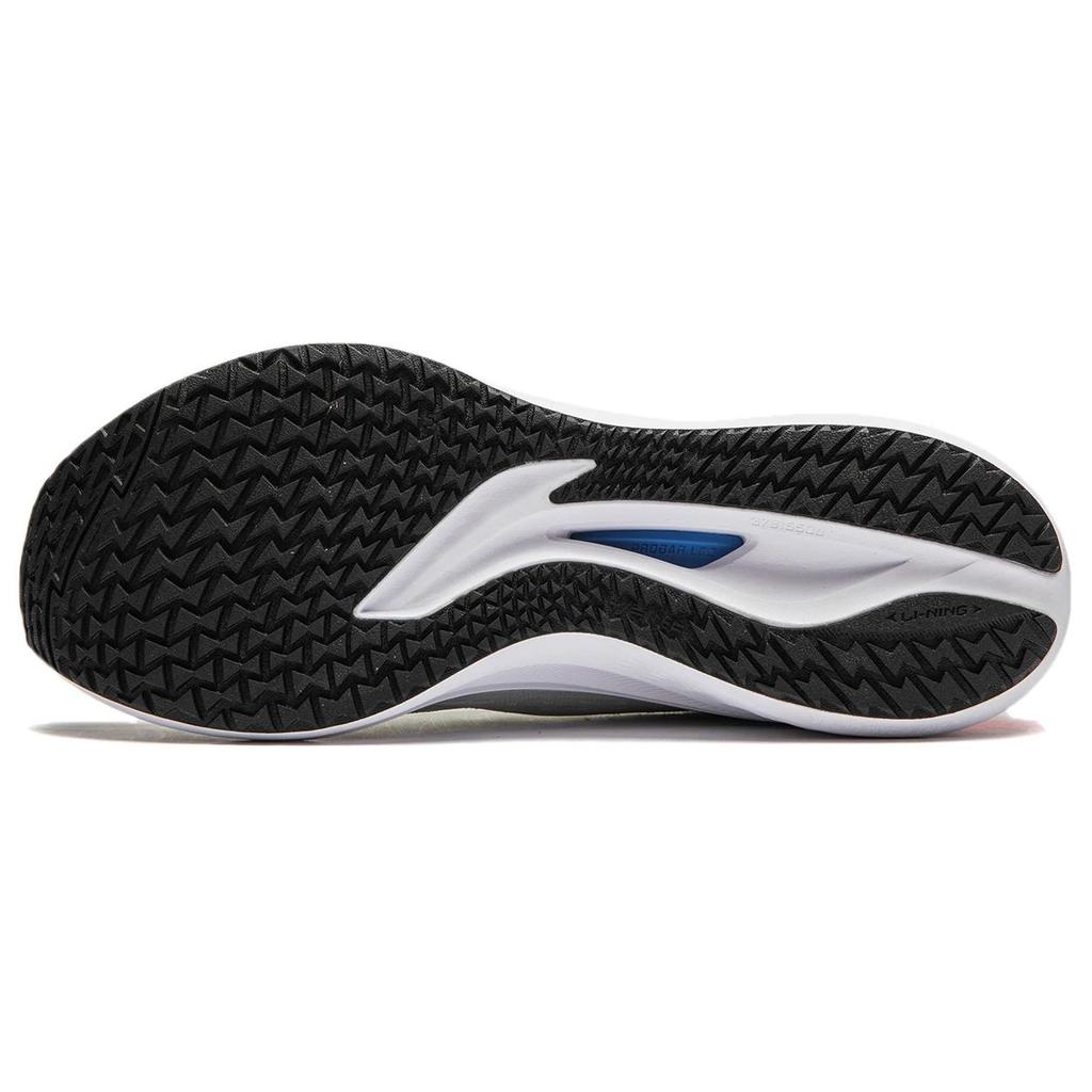 New LiNing Red Hare 7 Cushioning Anti Slip And Wear Resistant Lightweight Rebound Low Top Running Shoes Men's Gray White