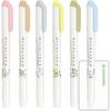 Zebra Mildliner Fragrance Highlighter Limited Edition Set Not Roconeko Card Pens, 6-Color (WKT7-FR-6C) (Case Included) +
