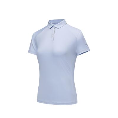 Comfortable Simple Versatile Solid Color Breathable Short Sleeve Polo Shirt Women Tops 162537123-2