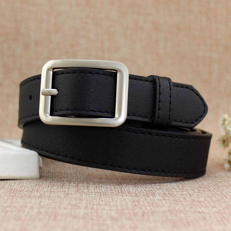 Women With Jeans Wide Belt Student College Style Fine Belt Tide Belt