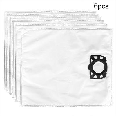 6pcs Vacuum Cleaner Bags Dust Bag Accessories Fit for Karcher MV4 MV5 MV6 WD4 WD5 WD6