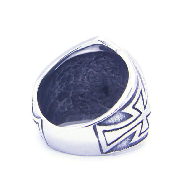 Drop Ship Cross Madonna God Ring 316L Stainless Steel Mens Women Fashion Steel Cool Jesus Ring