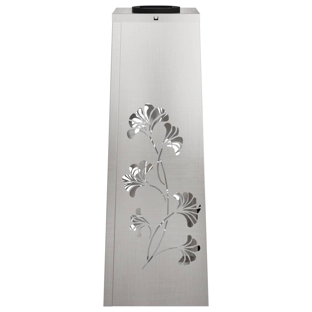 Solar LED Path Light 2 Pcs Silver Stainless Steel