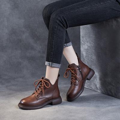 Botas Martin Cortas Botas Cortas Planas Botas Individuales Botas de Mujer