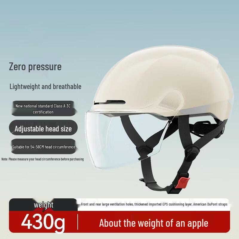 HANDUNYOU All-Season Electric Scooter & Motorcycle Half Helmet