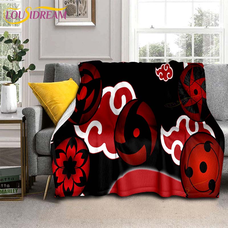 Cartoon Anime Naruto Blanket Couch Quilt Cover Travel Bedding Outlet Throw Blanket Flannel Blanket Bedspread