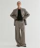 From Wear Signature Wide Pintuck Trousers Grey