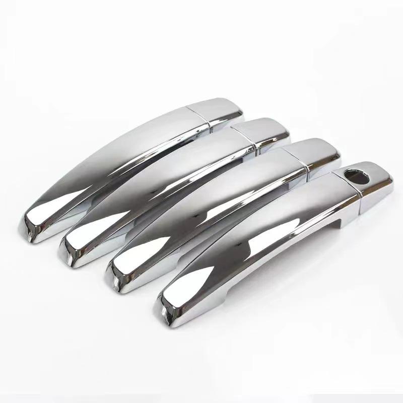 Gloss Black Carbon Fiber Pattern Door Handle Covers for 2011-2015 Chevrolet Orlando