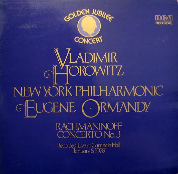 LP Record VLADIMIR HOROWITZ, NEW YORK PHILHAR - Rachmaninoff Piano Concerto No. 3 G RL12633 RCA RED SEAL 1978 Germany Classical Used
