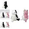 Danganronpa Trigger Happy Havoc Monokuma und Monomi PVC Modell Ornament mit beweglichen Gelenken als Geschenk