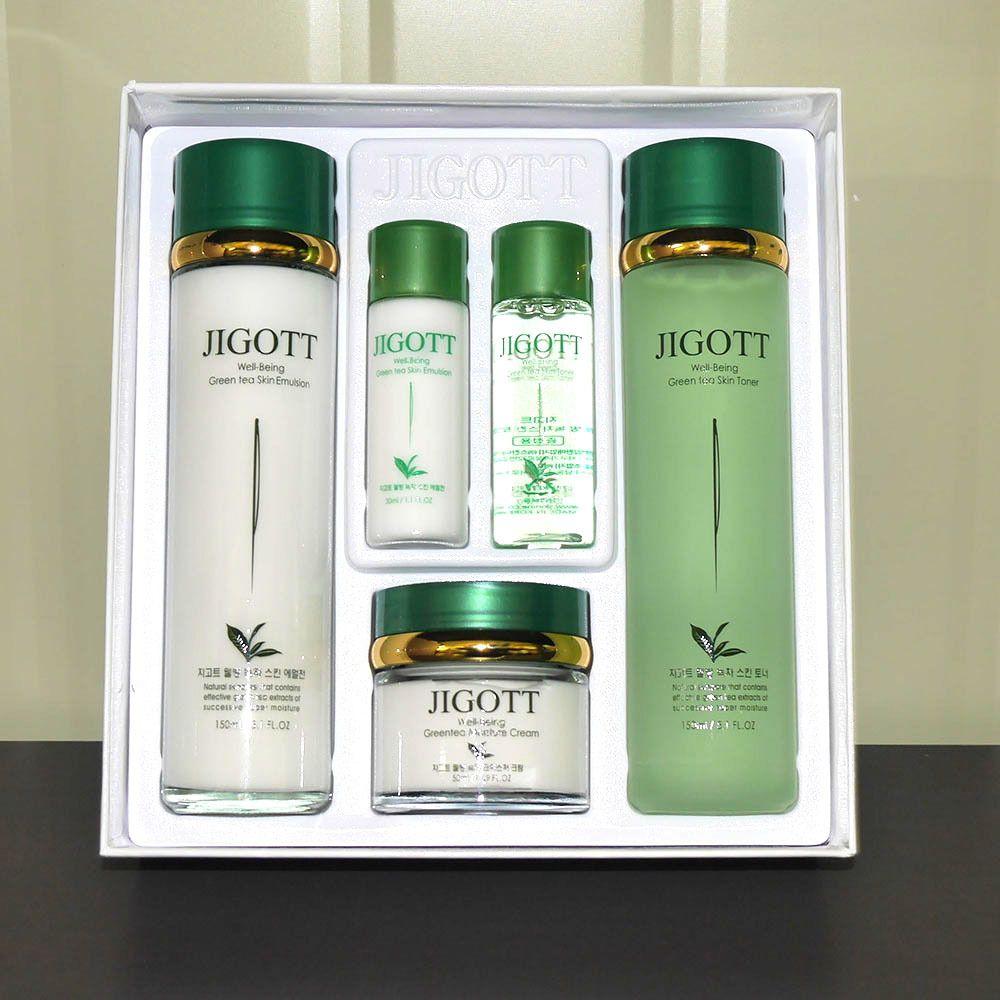 Wellbeing BJKWLVLO Green Tea Women s Cosmetics Skincare Basic 3-piece Set